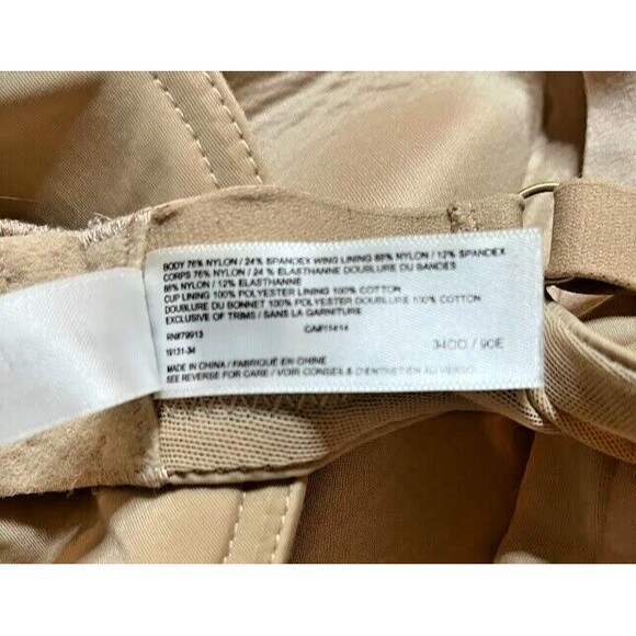 A Pea In The Pod Maternity/Nursing Underwire Supportive Beige Bra SZ 34DD - Picture 4 of 4